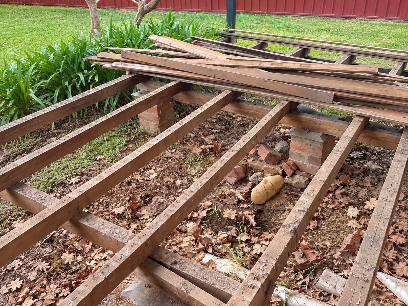 Deck restoration preparation
